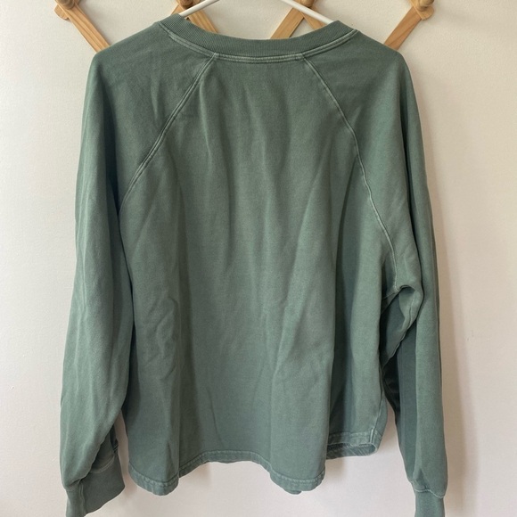 Old Navy Green Long Sleeve Henley sweatshirt - Picture 5 of 5